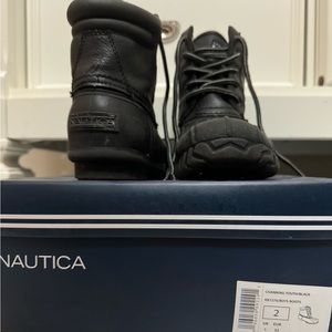 Boys Nautica Boots Youth in black